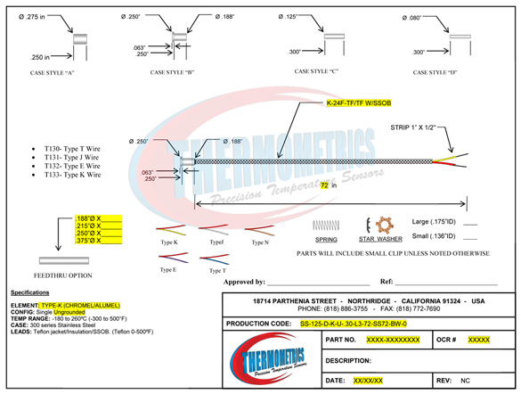 bearing thermocouple